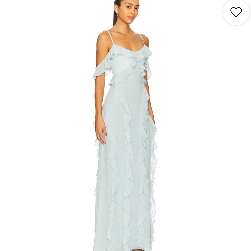 House of Harlow 1960 x REVOLVE Mandy Gown in Blue - Picture 3 of 12